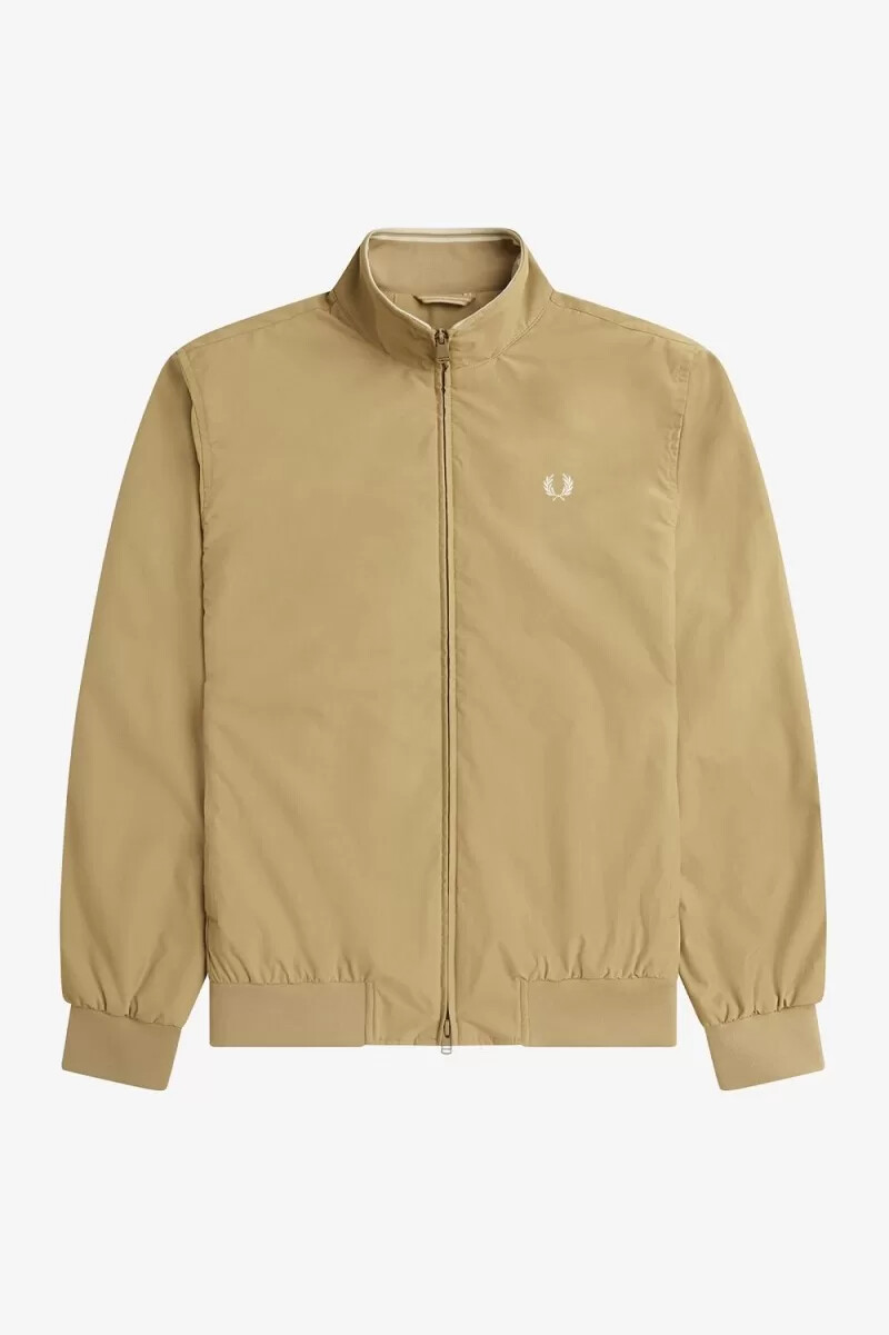 fred perry brentham herrenjacken grün