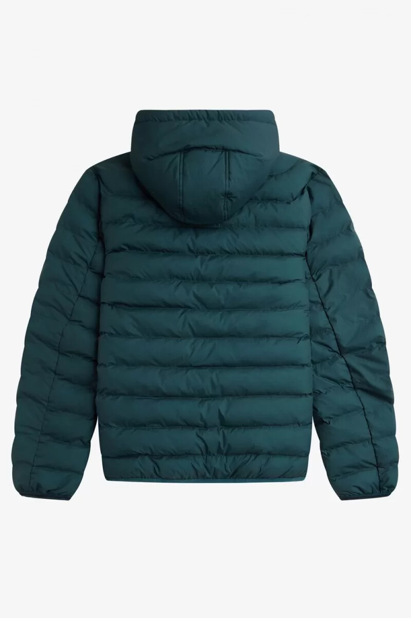 fred perry kapuzenjacke für herren gefüttert petrolblau