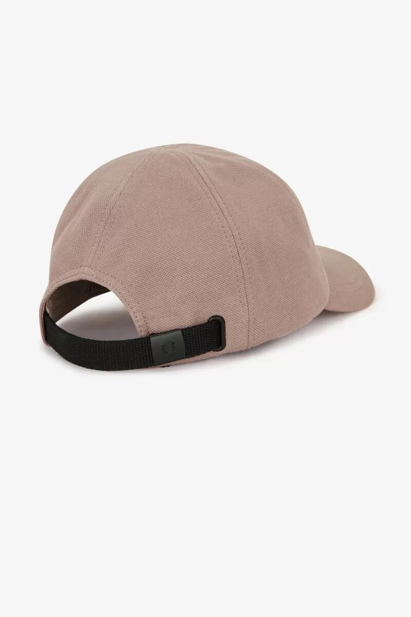 fred perry classic piqué herrenkappen dunkelrosa schwarz