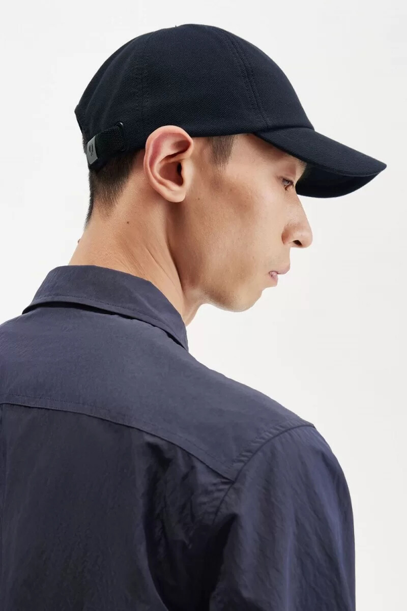 fred perry classic piqué herrenkappen marineblaubraun