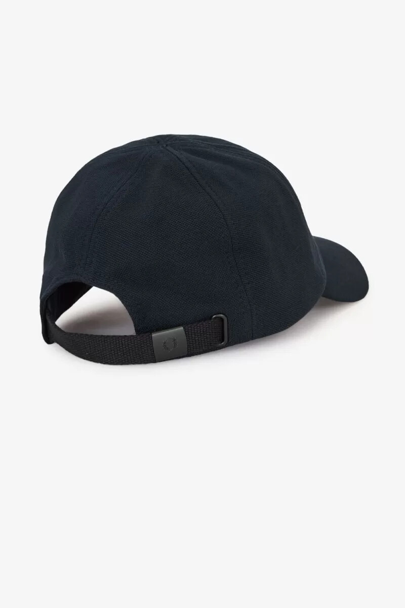 fred perry classic piqué herrenkappen marineblaubraun