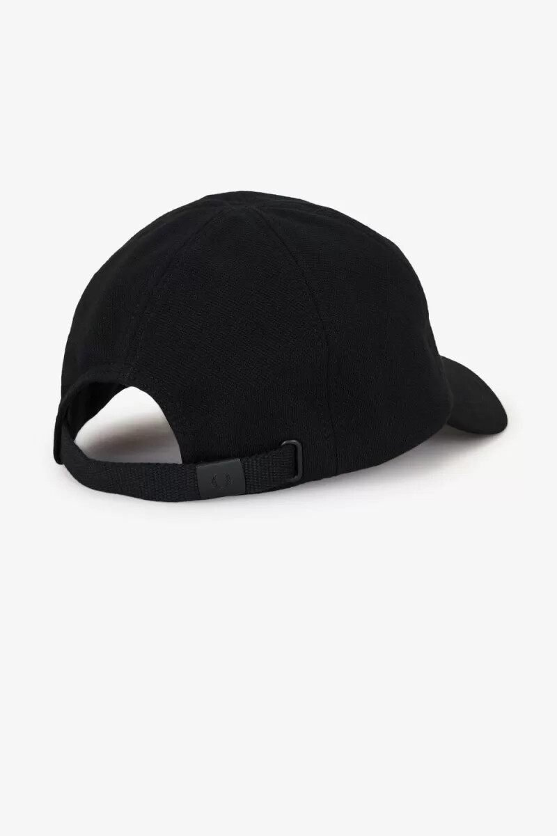 fred perry classic piqué herrenkappen schwarz grün