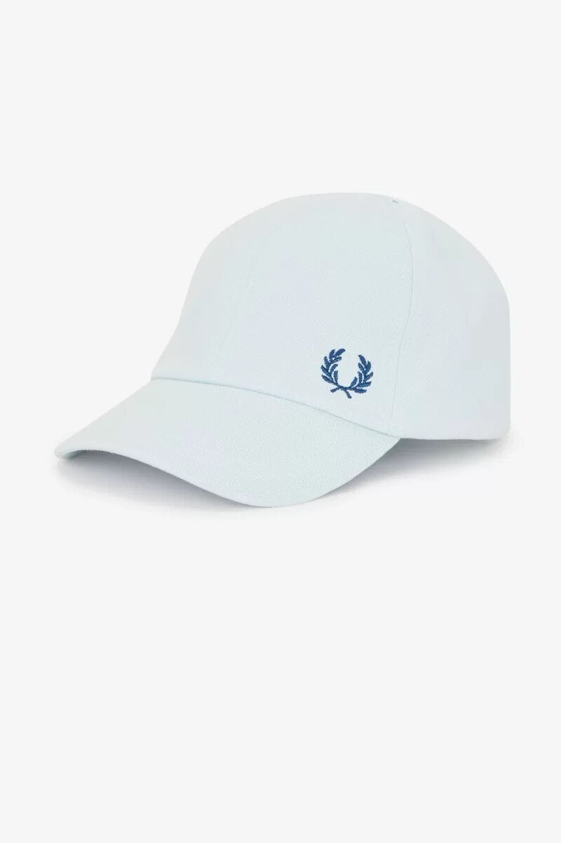 fred perry classic piqué herrenkappen hellblau mitternachtsblau