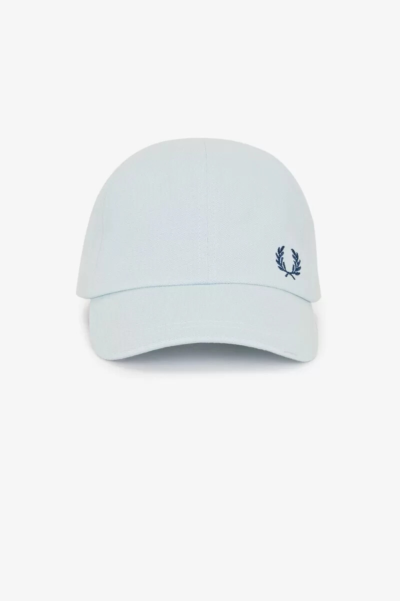 fred perry classic piqué herrenkappen hellblau mitternachtsblau