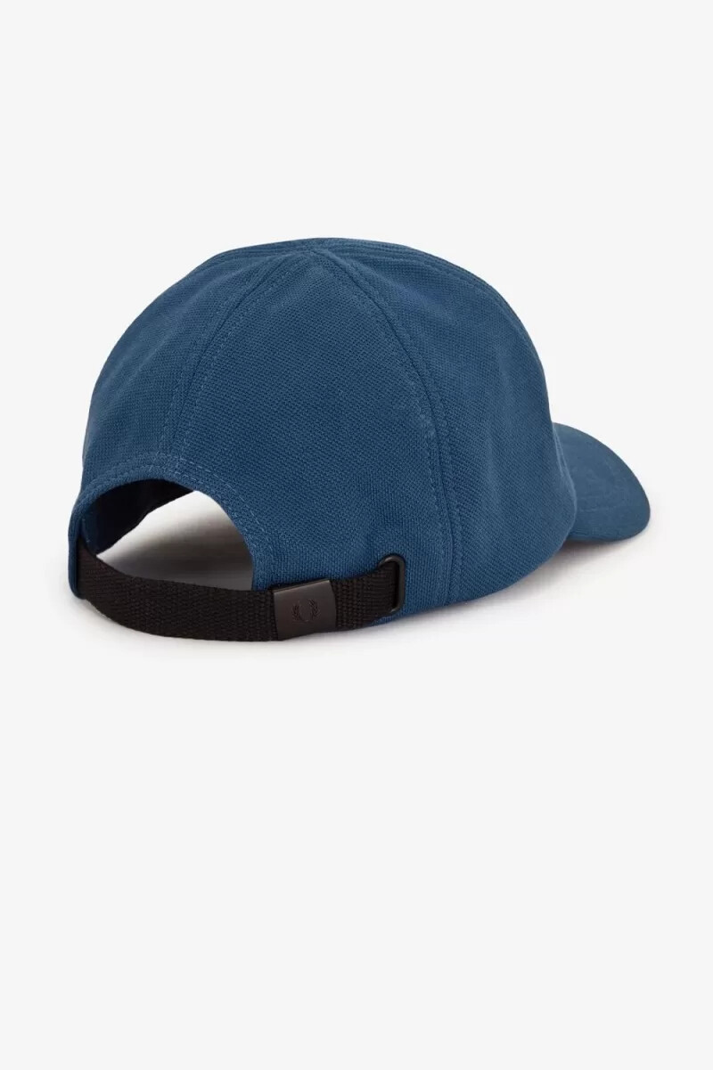 fred perry classic piqué herrenkappen mitternachtsblau hellblau