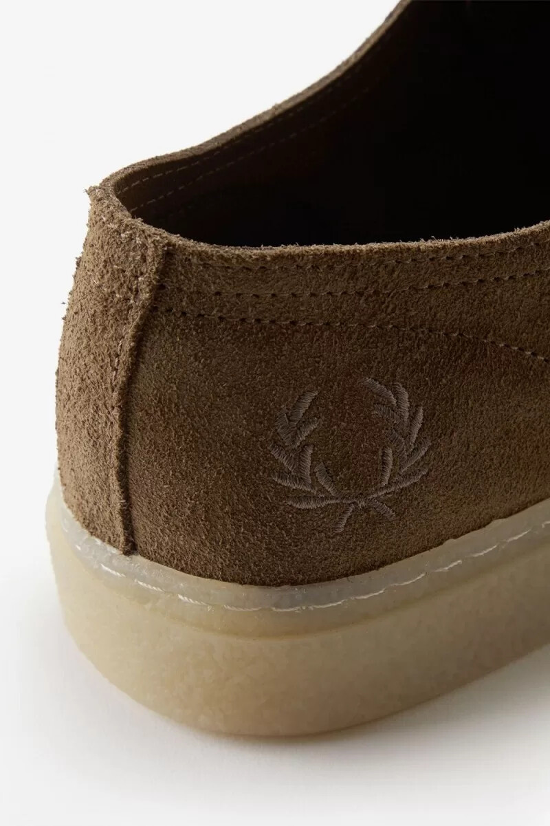fred perry linden herren-sneaker braun
