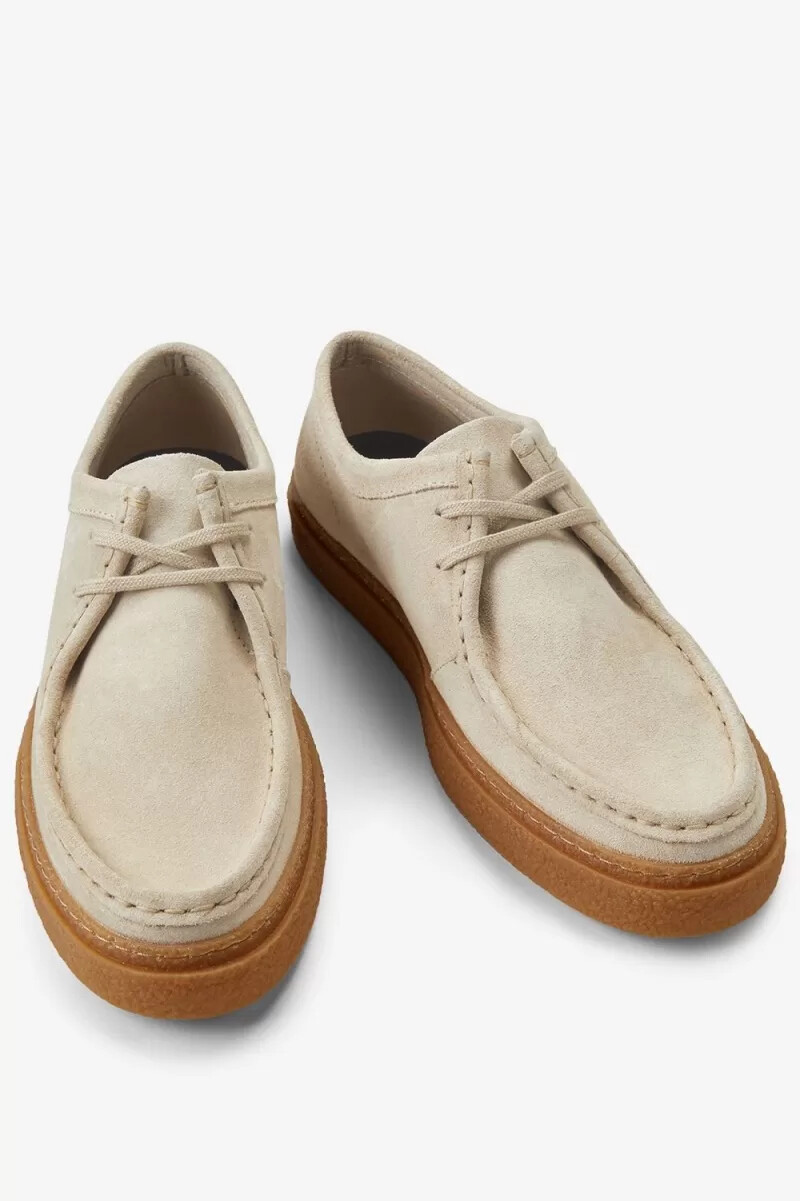 fred perry low dawson herren-sneaker haferflocken