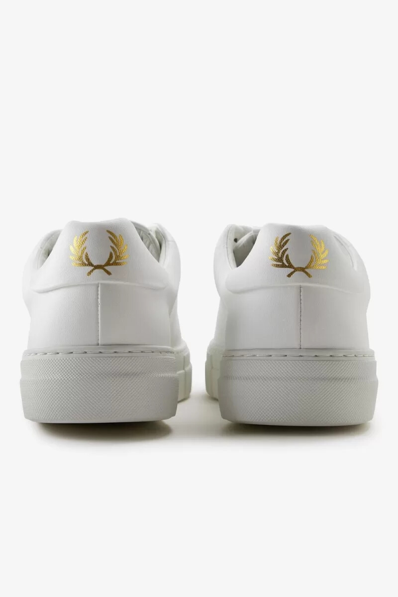 fred perry b80 vegane herren-sneaker weiß