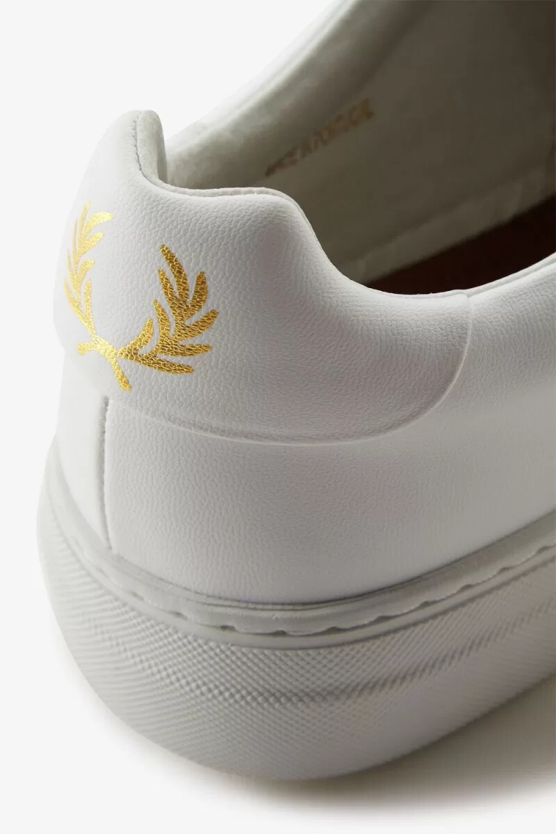 fred perry b80 vegane herren-sneaker weiß