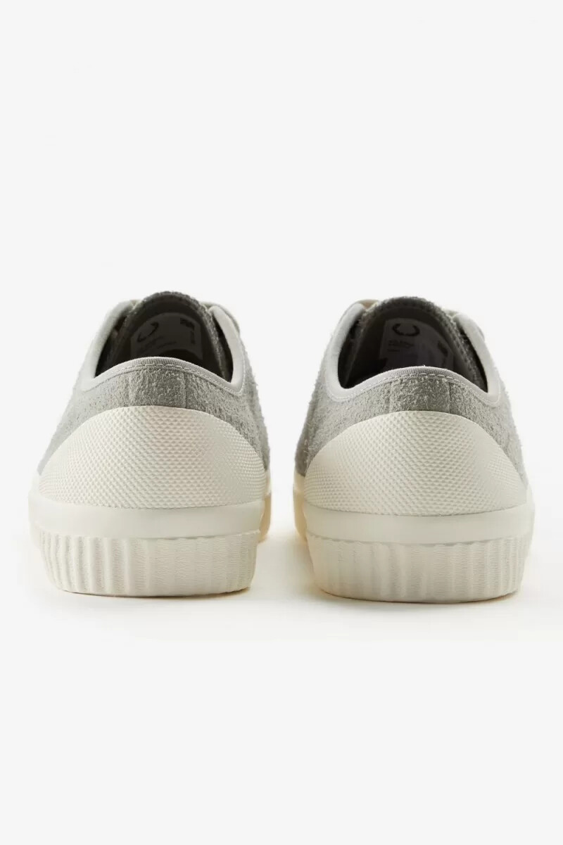 fred perry hughes low herren-turnschuhe grau