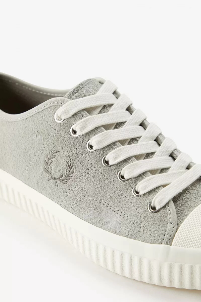 fred perry hughes low herren-turnschuhe grau