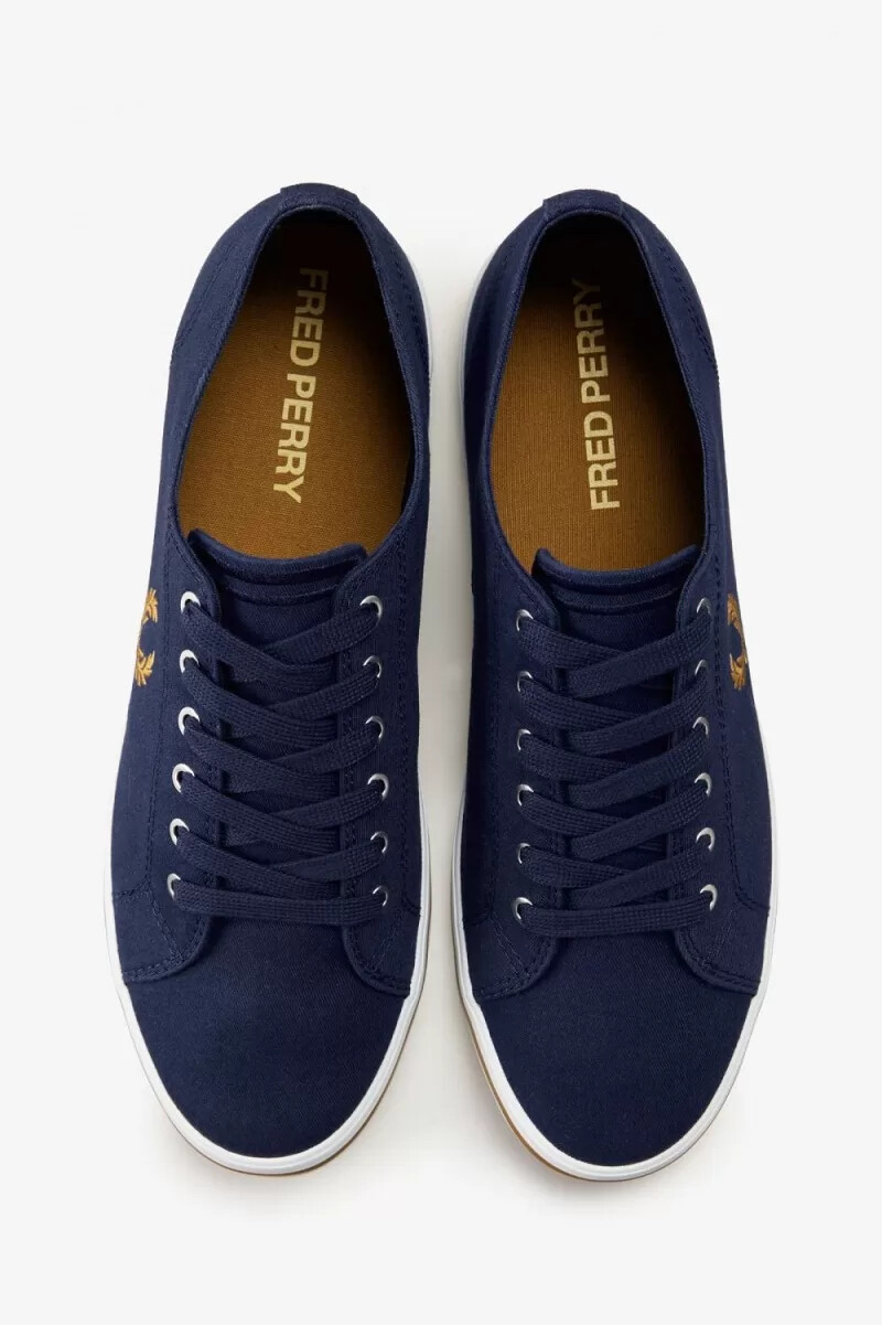 fred perry kingston herren-sneaker französisches marineblau