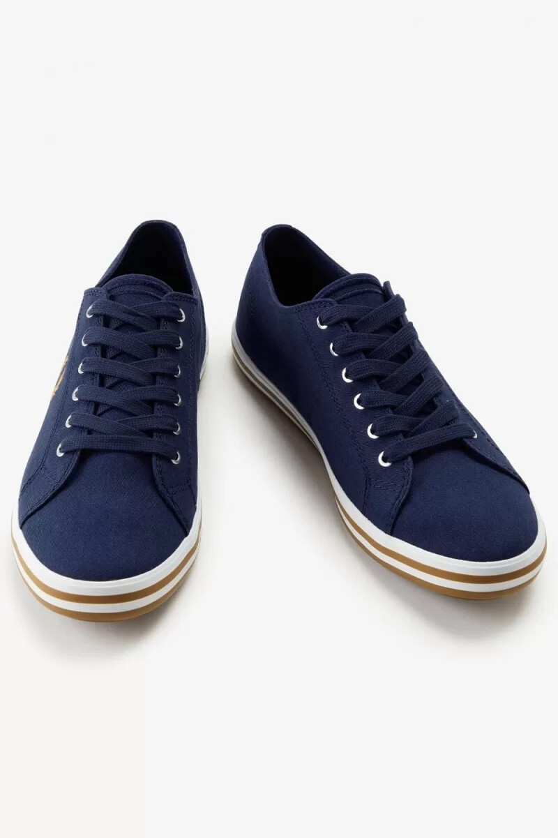 fred perry kingston herren-sneaker französisches marineblau