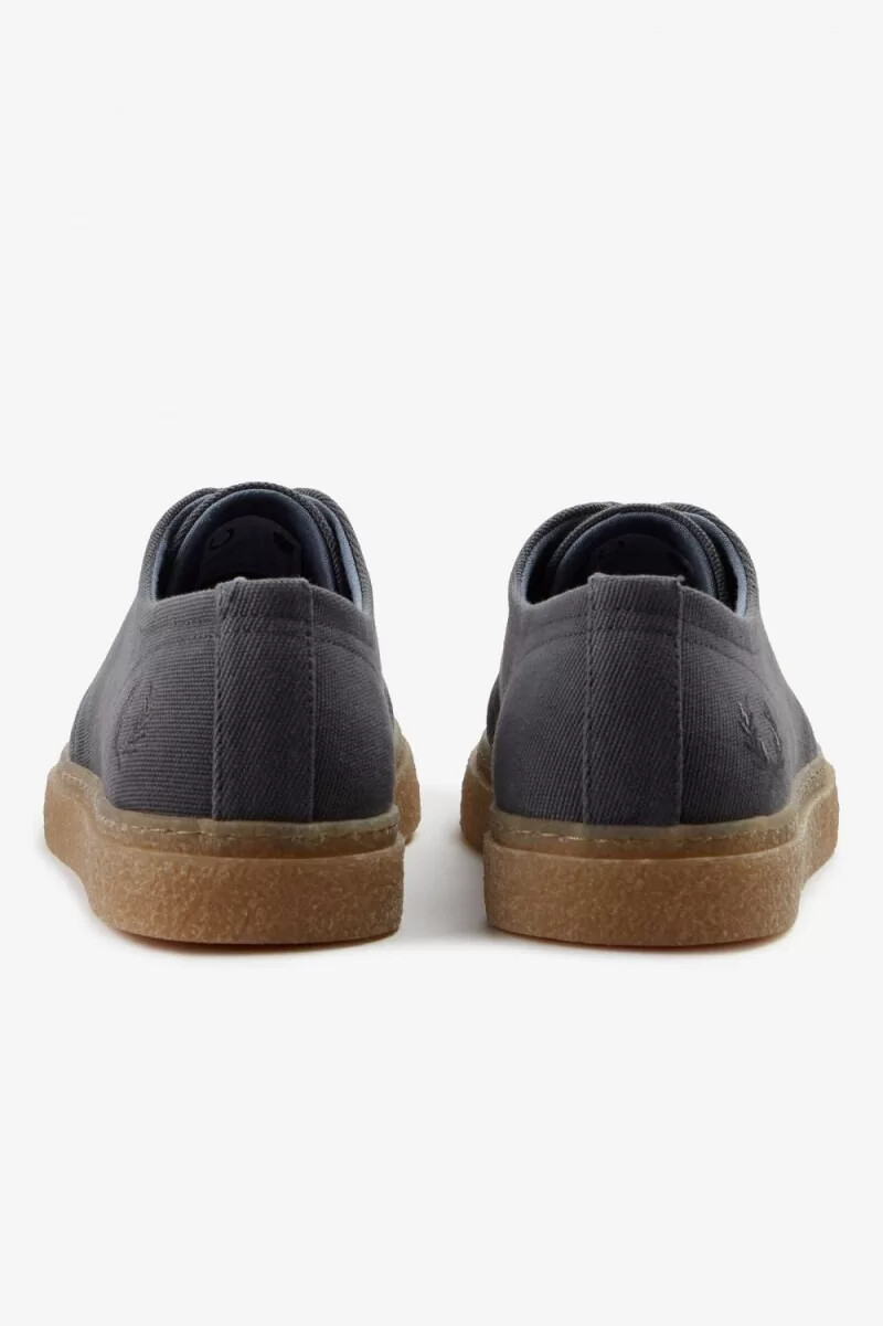 fred perry linden herren-sneaker anthrazit