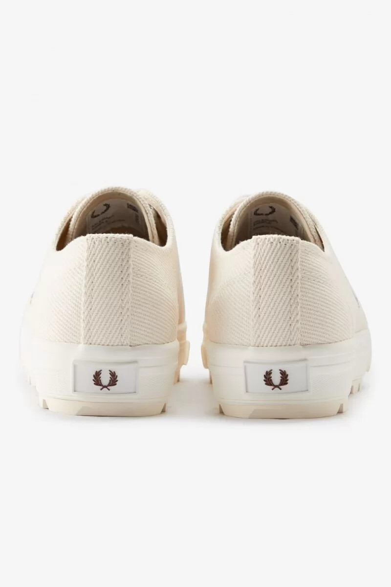 fred perry newstead herren-sneaker beige whisky braun