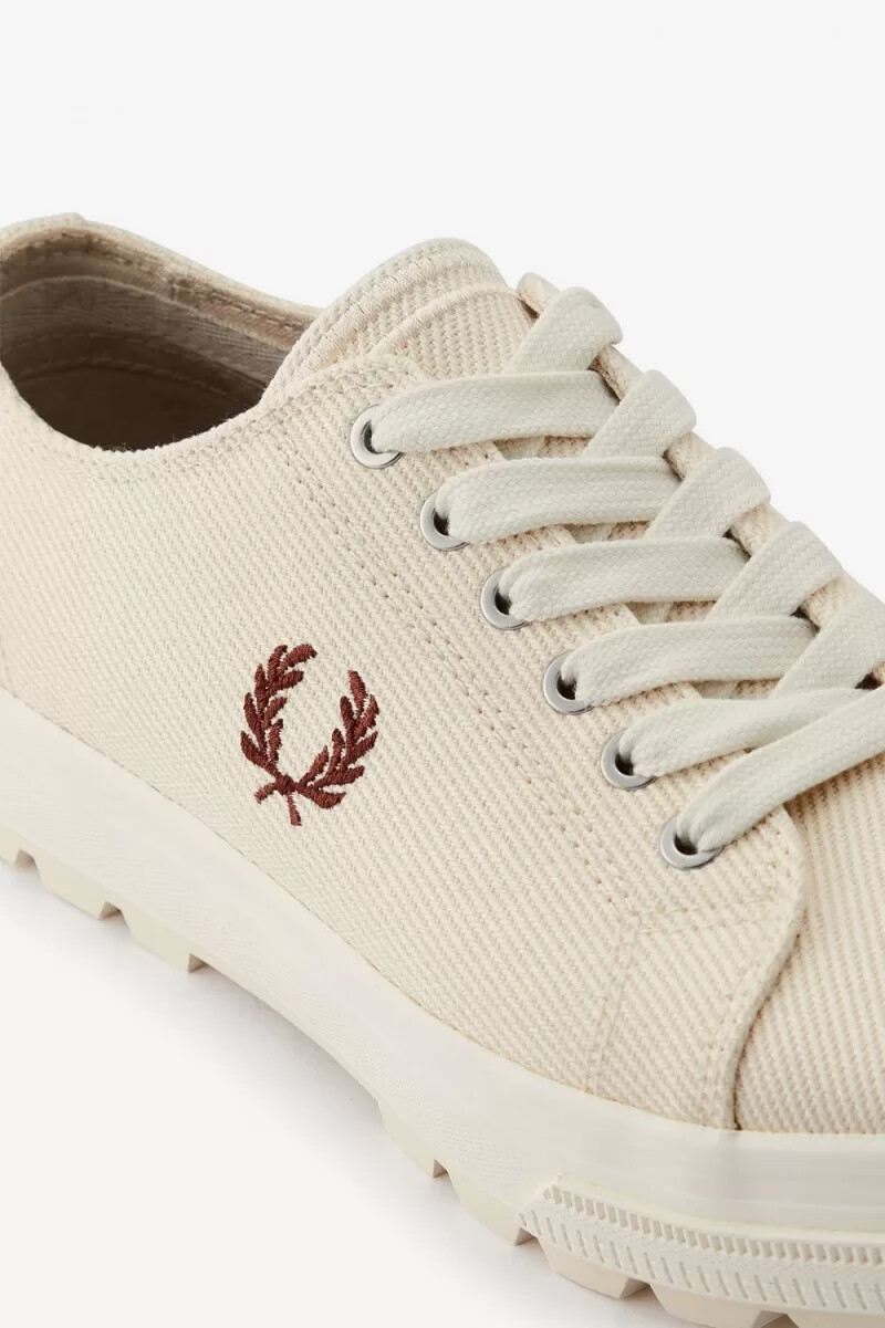 fred perry newstead herren-sneaker beige whisky braun