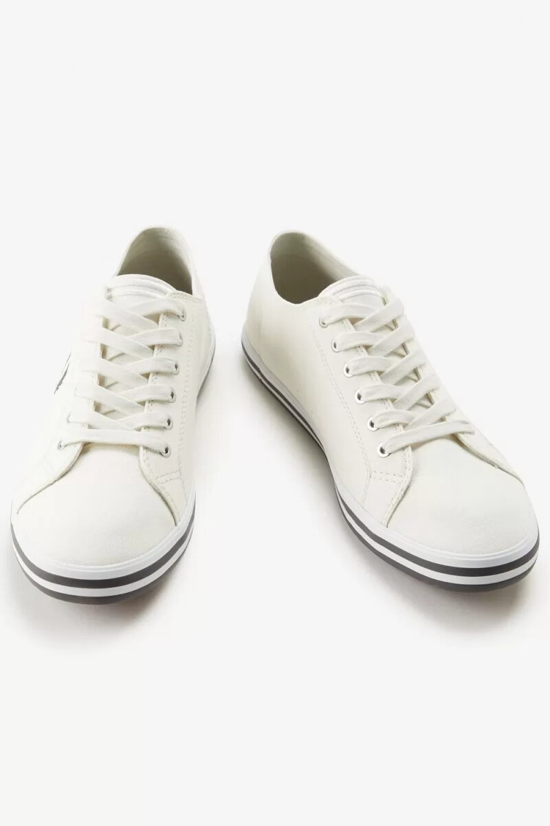 fred perry kingston herren-turnschuhe schneewittchen