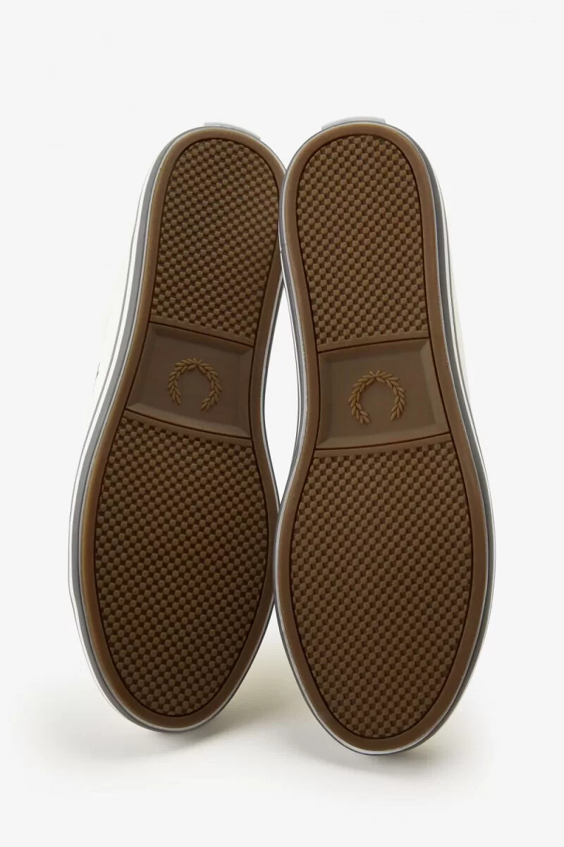 fred perry kingston herren-turnschuhe schneewittchen