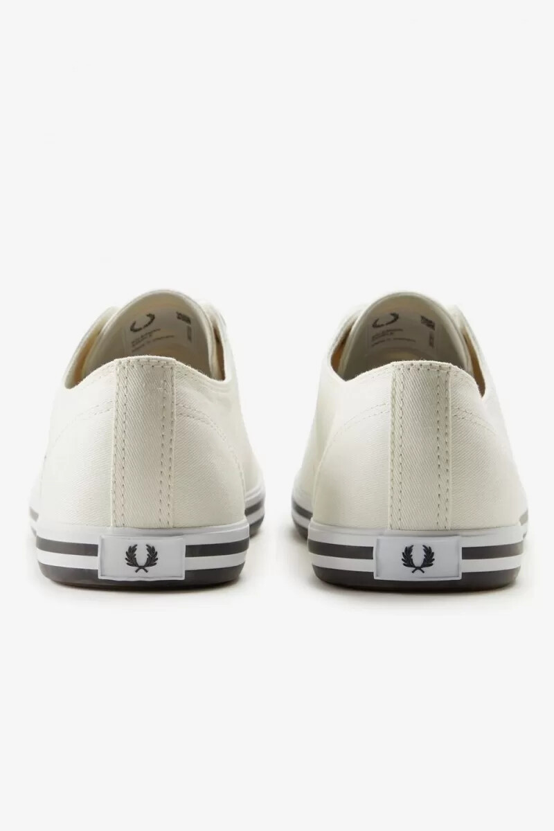 fred perry kingston herren-turnschuhe schneewittchen