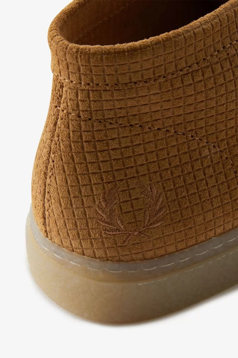 fred perry mid dawson herren-loafer dunkelbraun