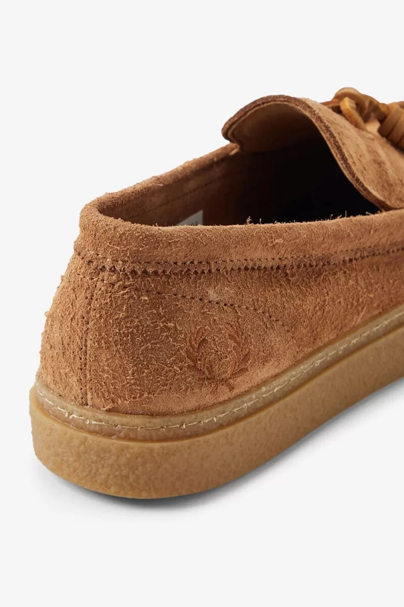 fred perry dawson tassel herren-loafer dunkelbraun