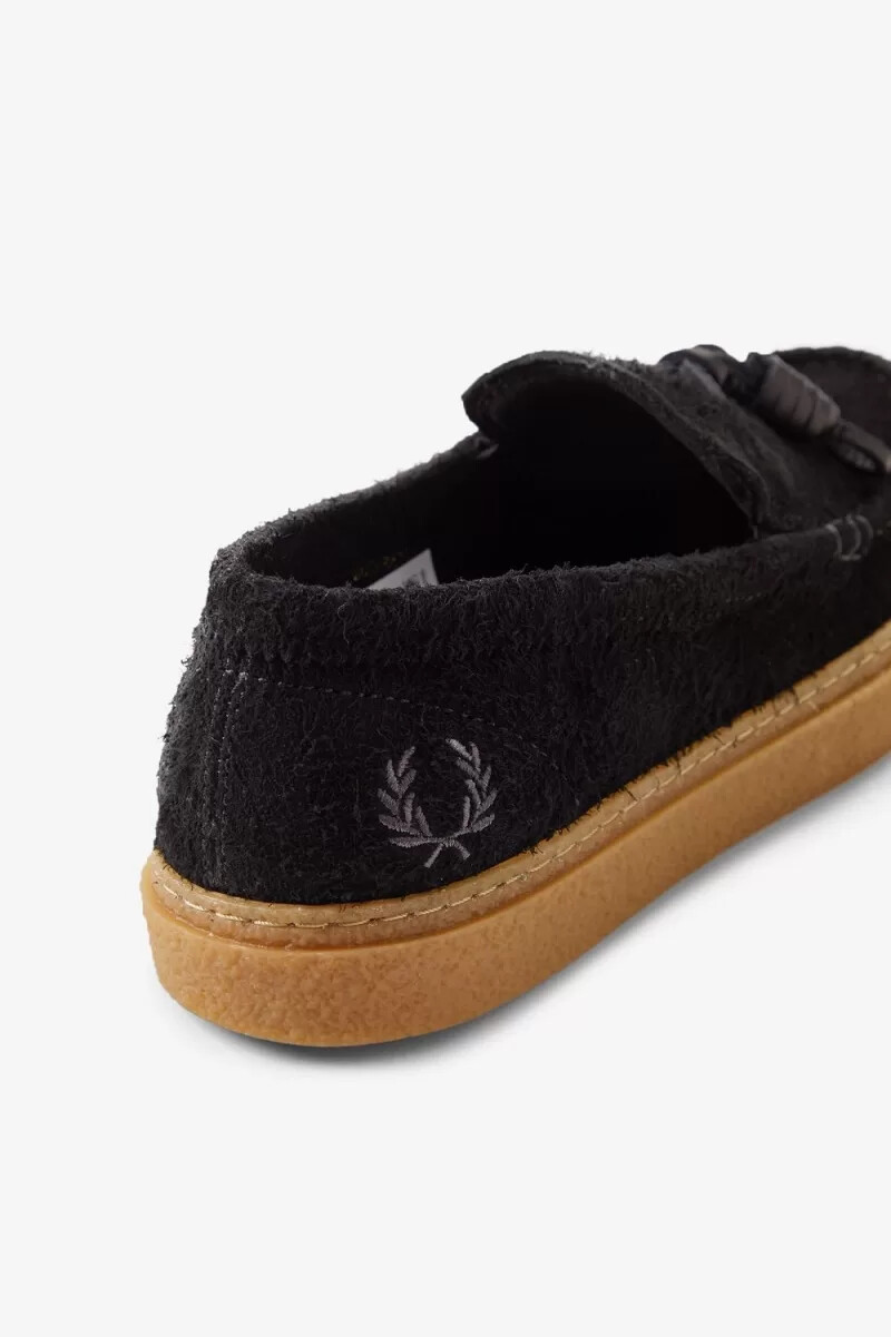 fred perry dawson tassel herren-loafer schwarz