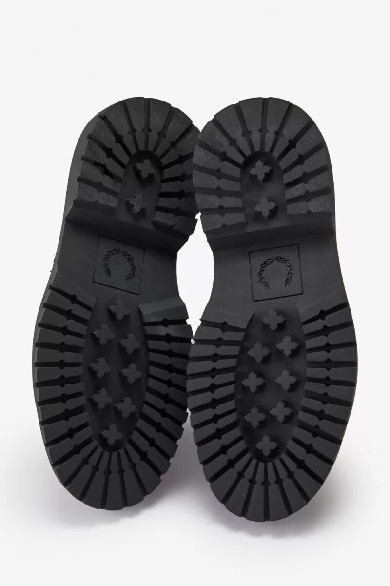 fred perry herren-loafer aus leder hellbraun