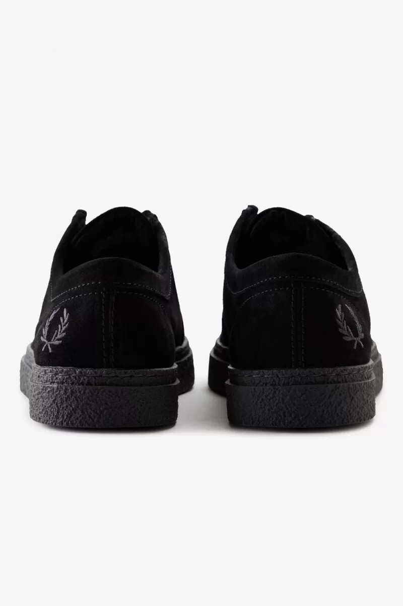 fred perry low dawson herren-loafer schwarz