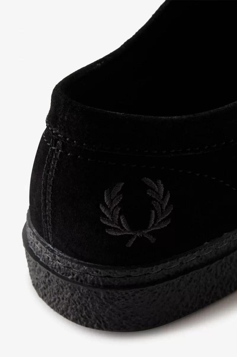 fred perry low dawson herren-loafer schwarz