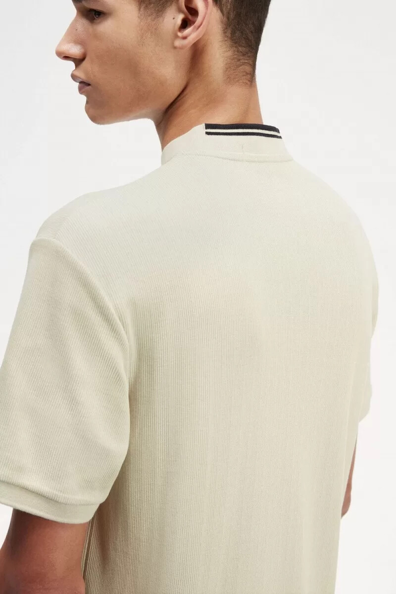 fred perry henley herren-poloshirt hellmint