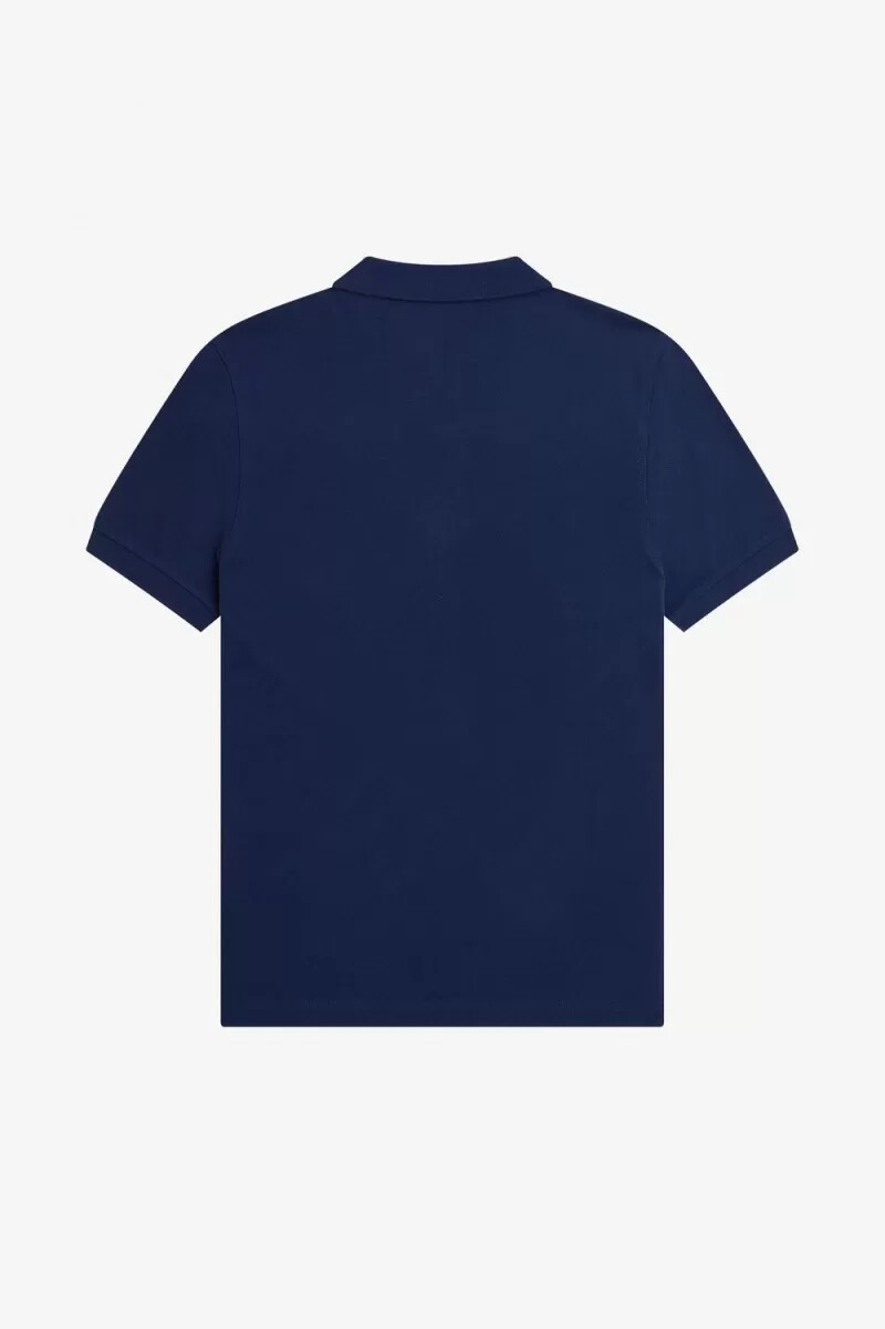 fred perry harlequin herren-polohemd französischblau