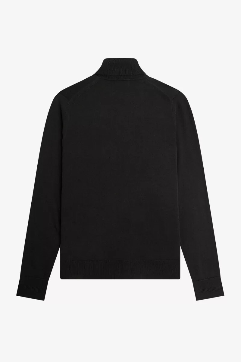 fred perry rollkragenpullover für herren nachtgrün