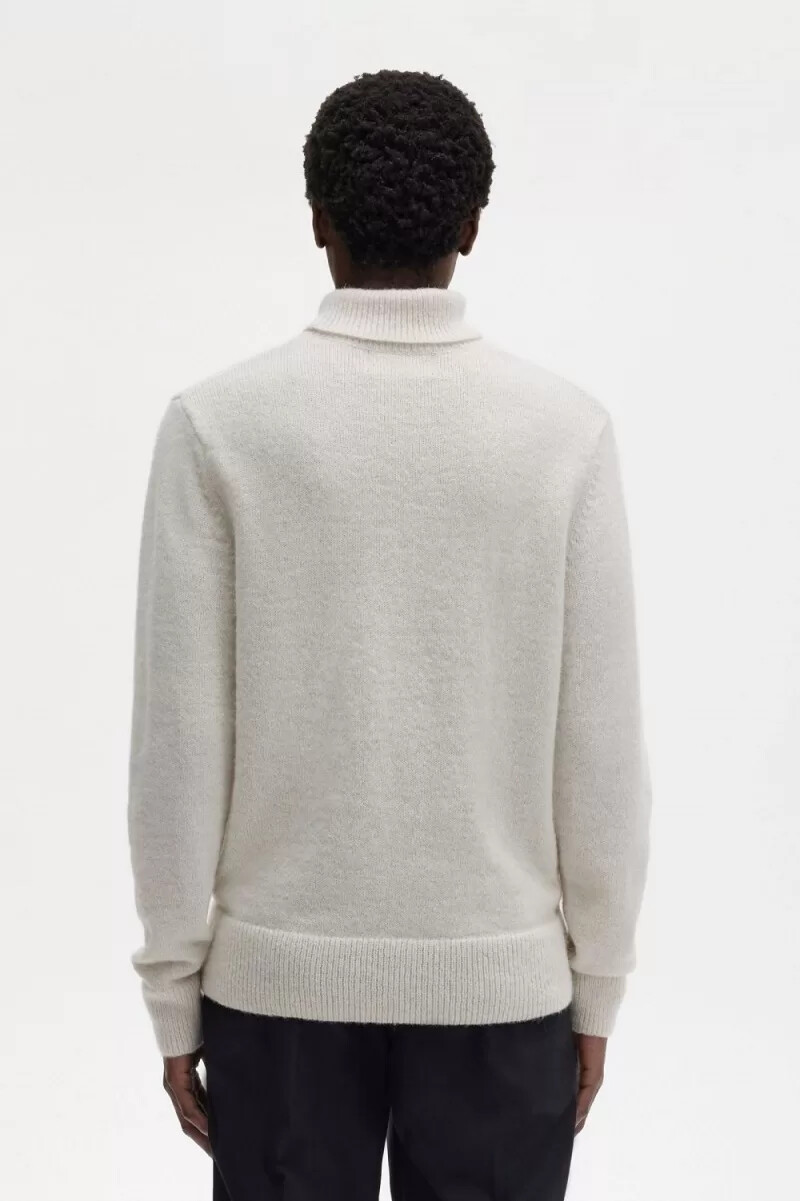 fred perry rollkragenpullover für herren beige