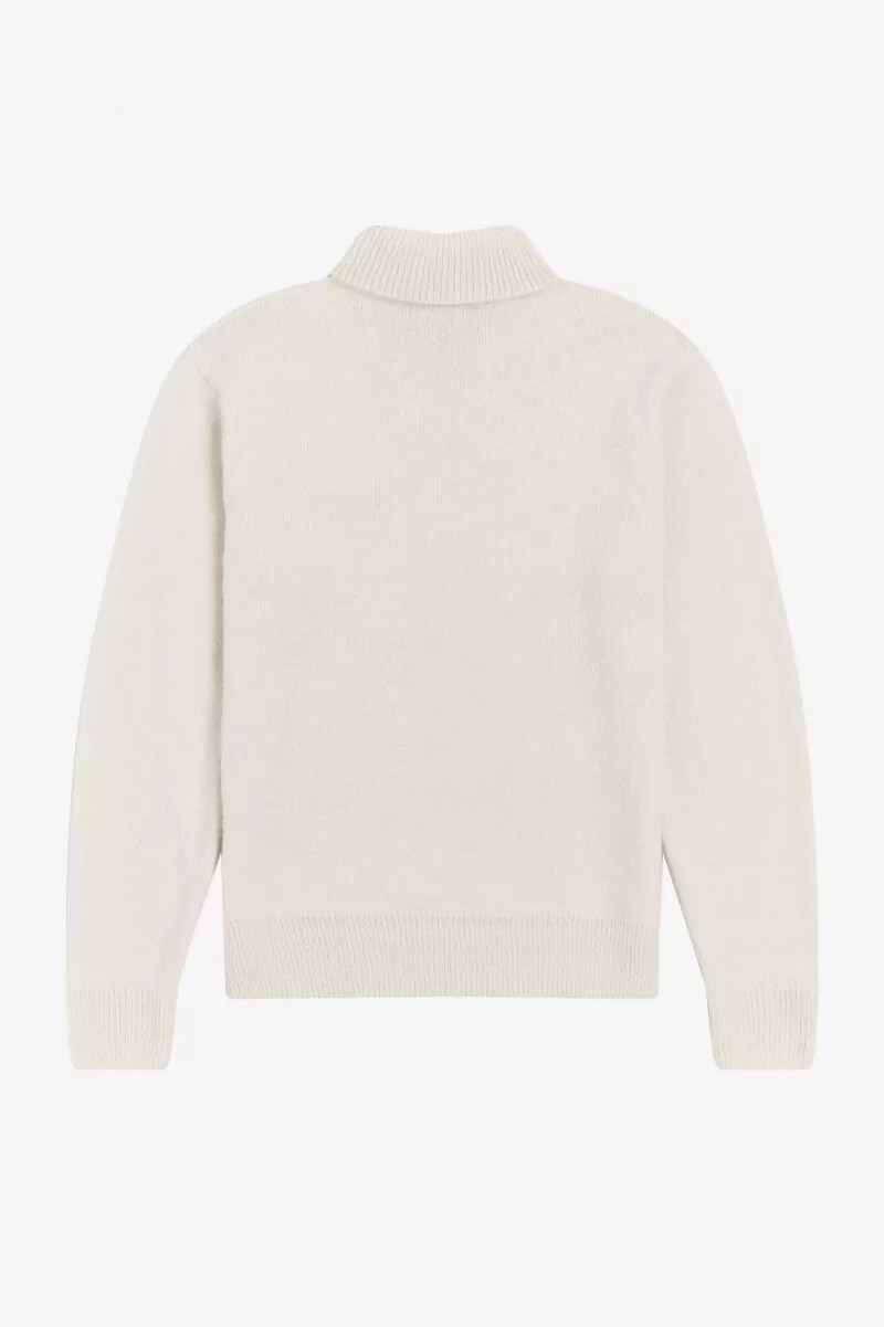 fred perry rollkragenpullover für herren beige