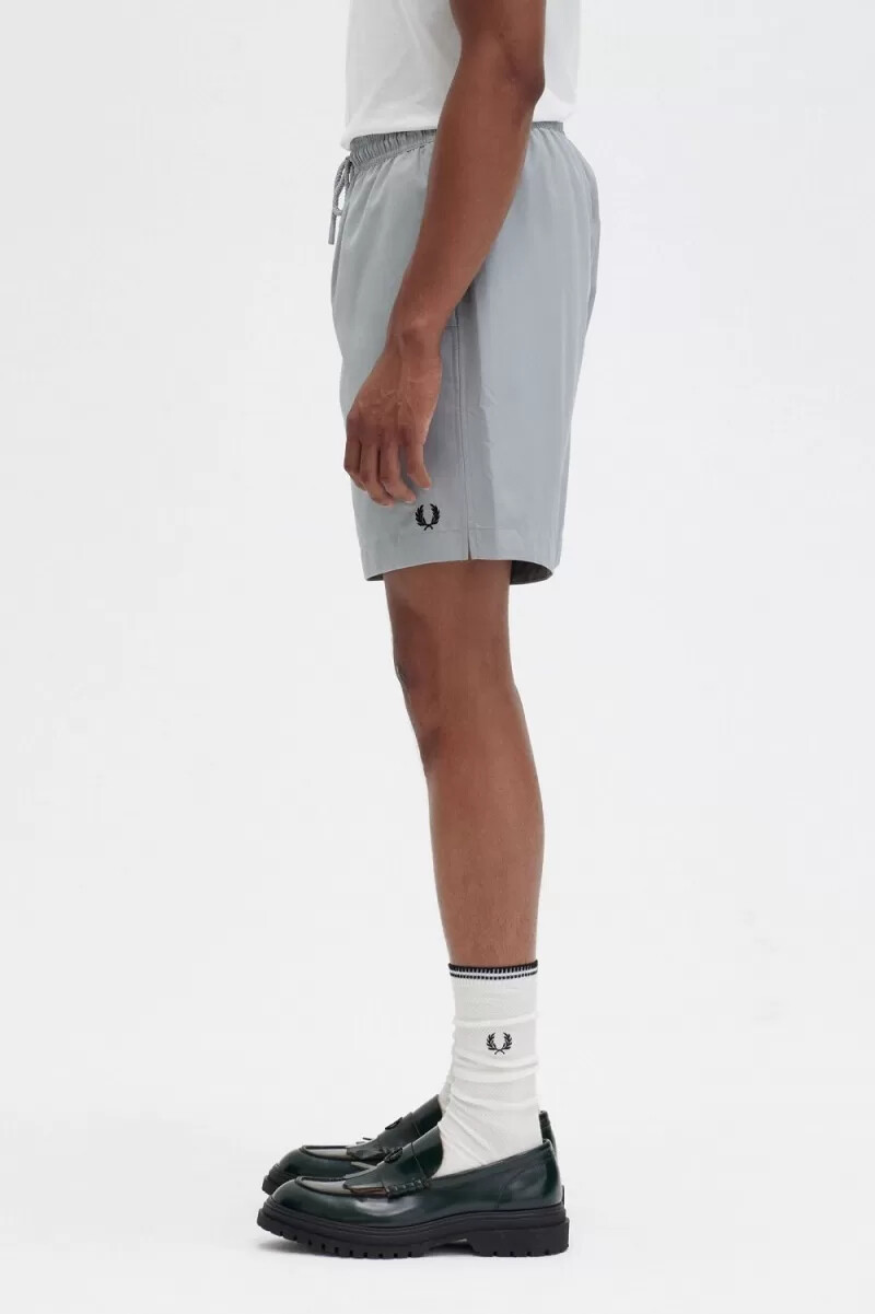 fred perry classic swim herren-shorts grau