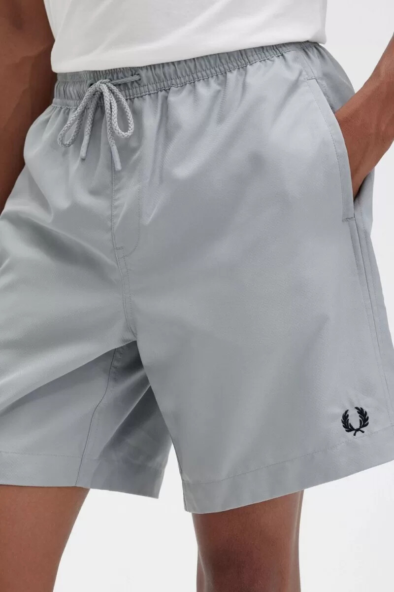 fred perry classic swim herren-shorts grau