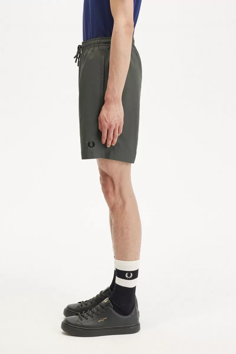 fred perry classic swim herren-shorts feldgrün