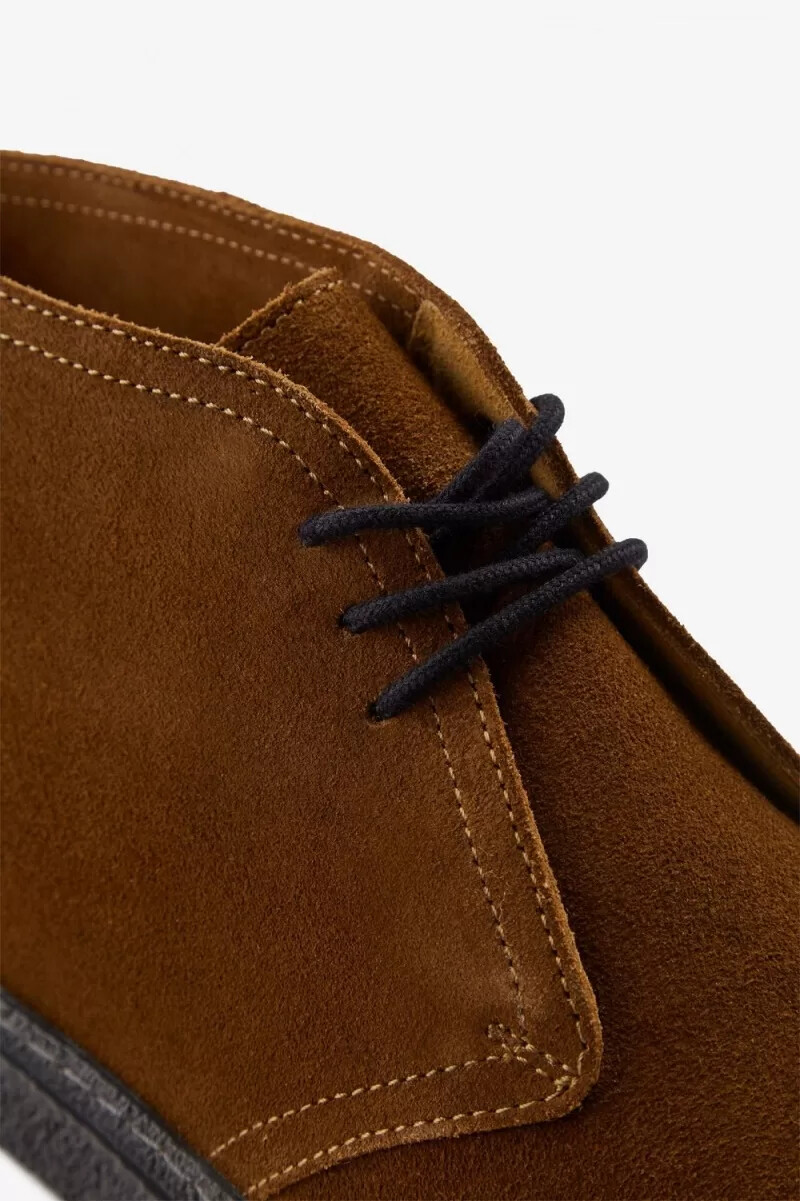 fred perry hawley herrenstiefel rotbraun