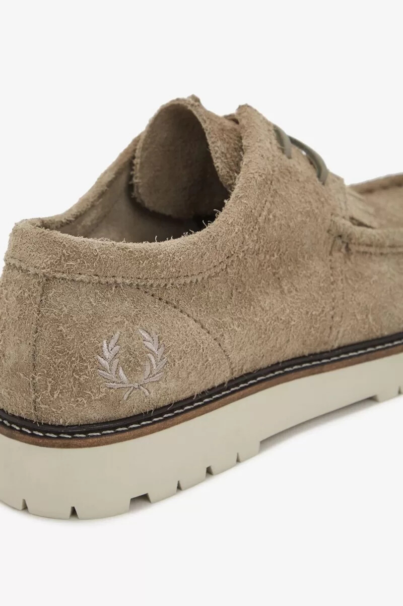 fred perry low kenney herrenstiefel warmgrau