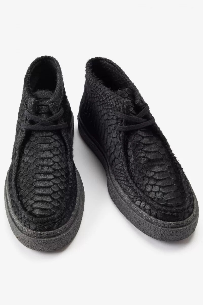 fred perry mid dawson herrenstiefel schwarz