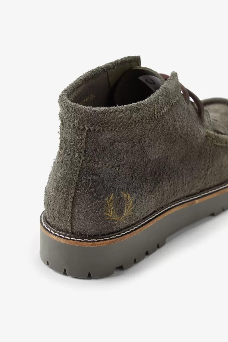 fred perry mid kenney herren-fußballschuhe feldgrün