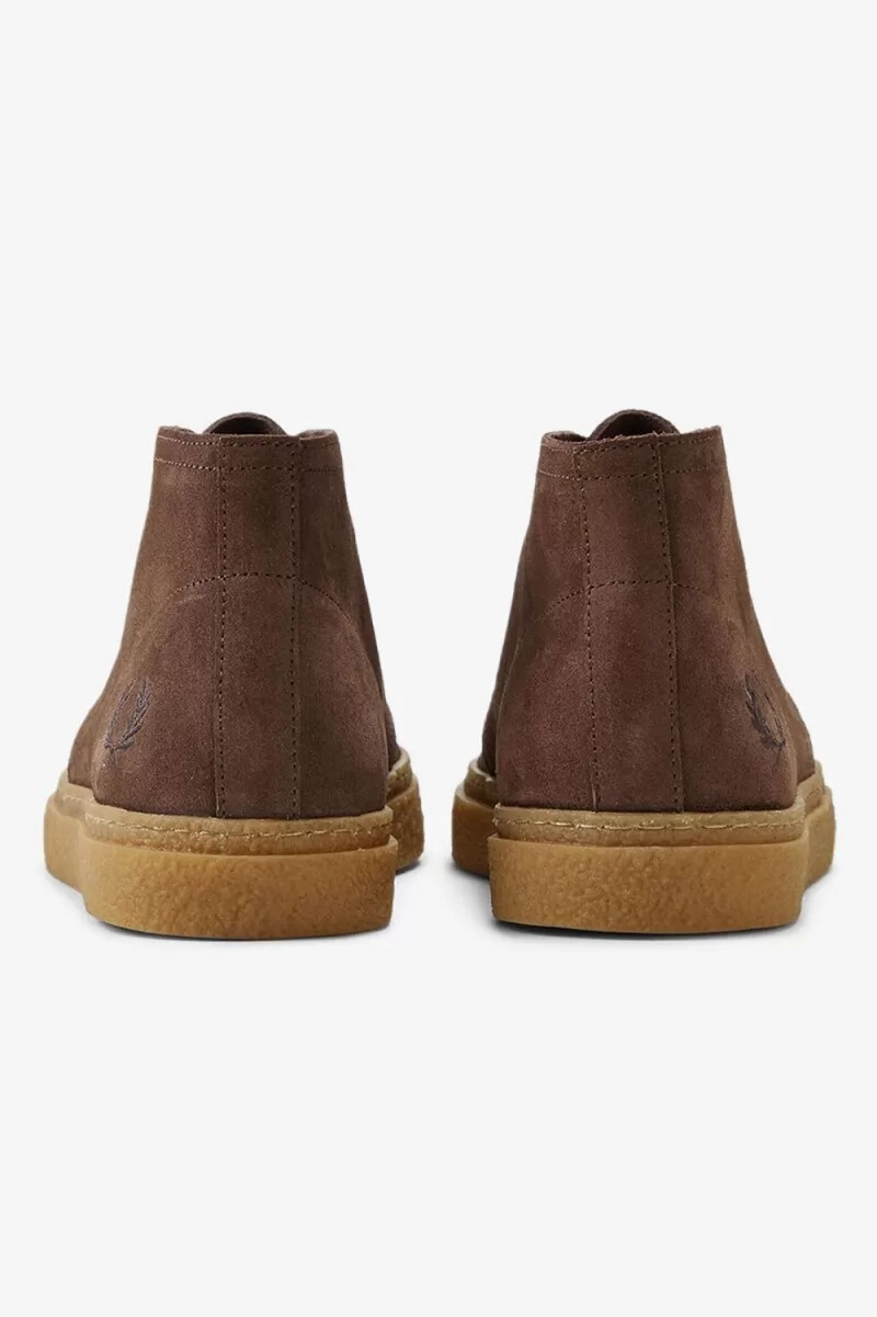 fred perry hawley herrenstiefel dunkelrot