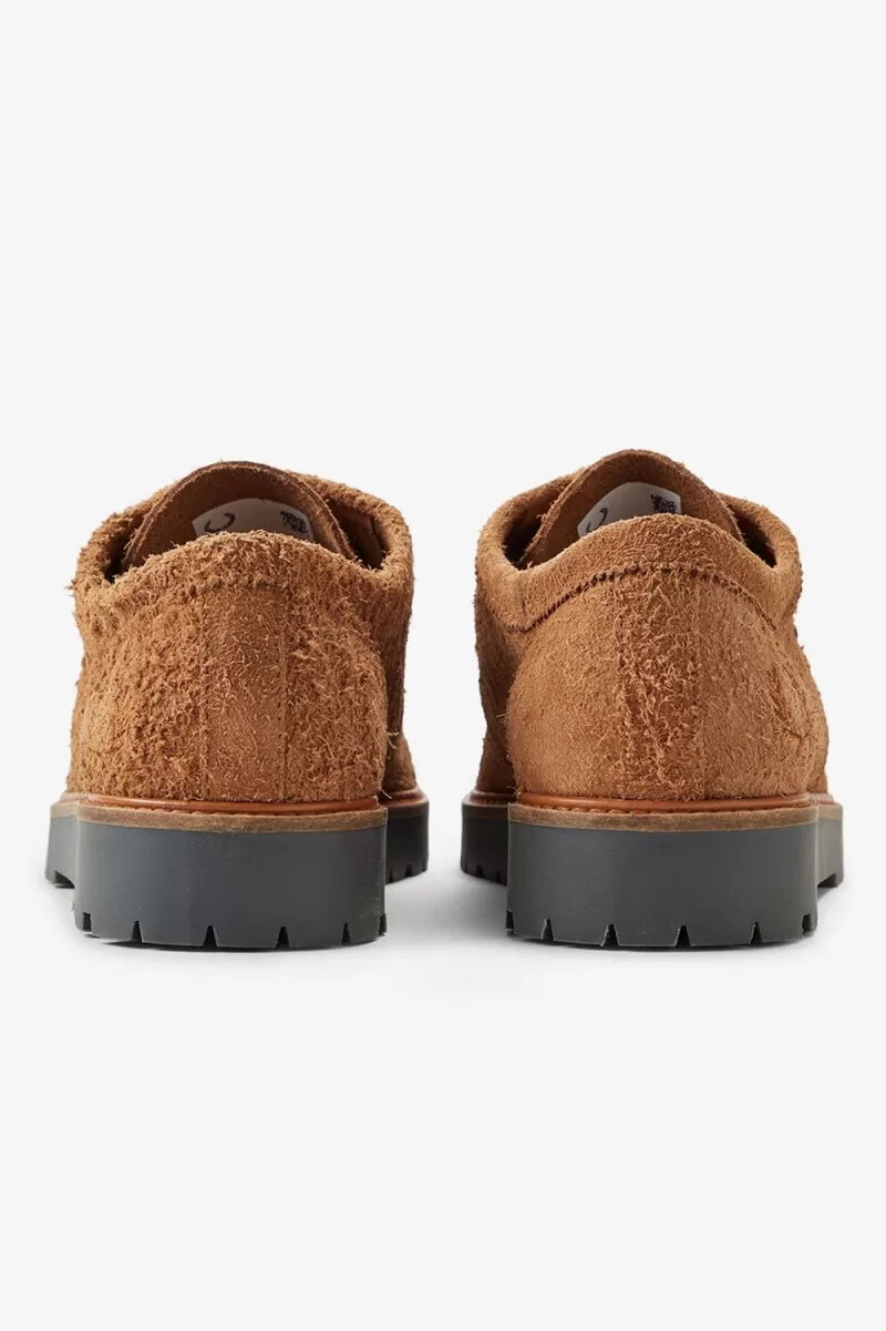 fred perry low kenney herrenstiefel dunkelbraun