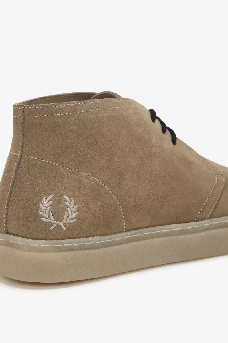 fred perry hawley herrenstiefel warmgrau