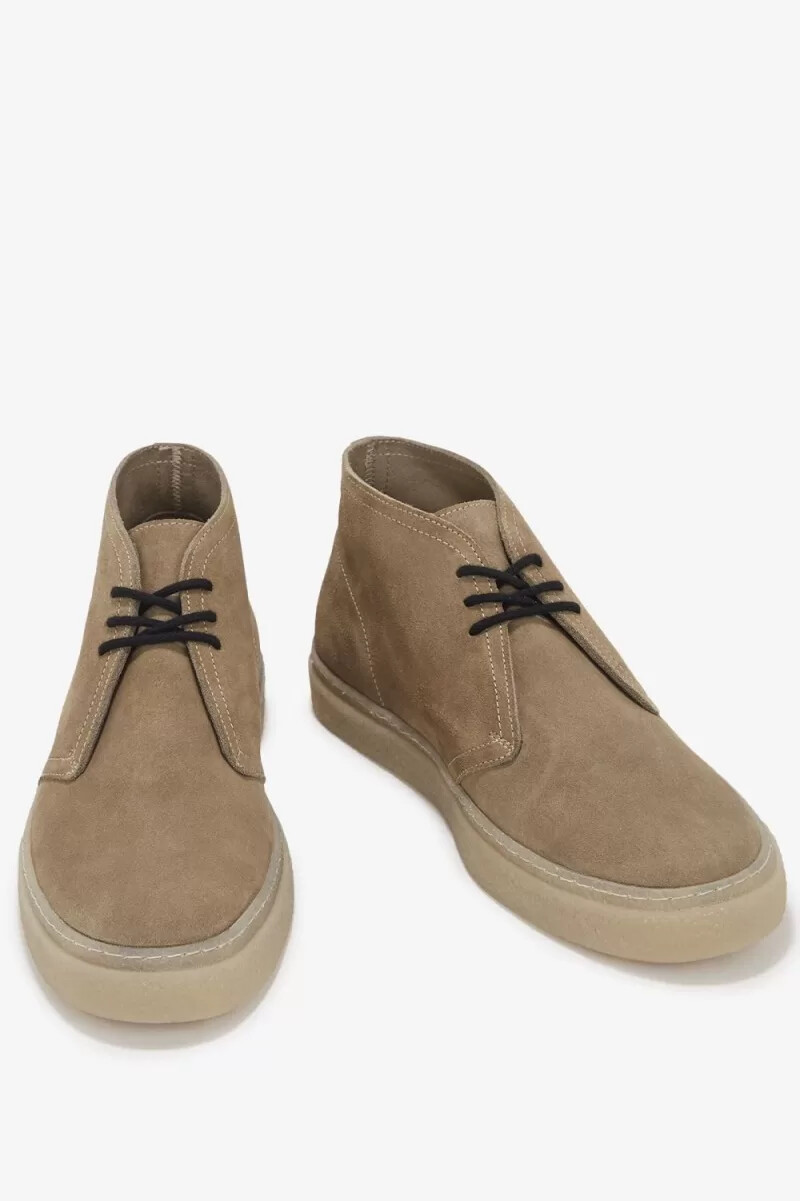 fred perry hawley herrenstiefel warmgrau