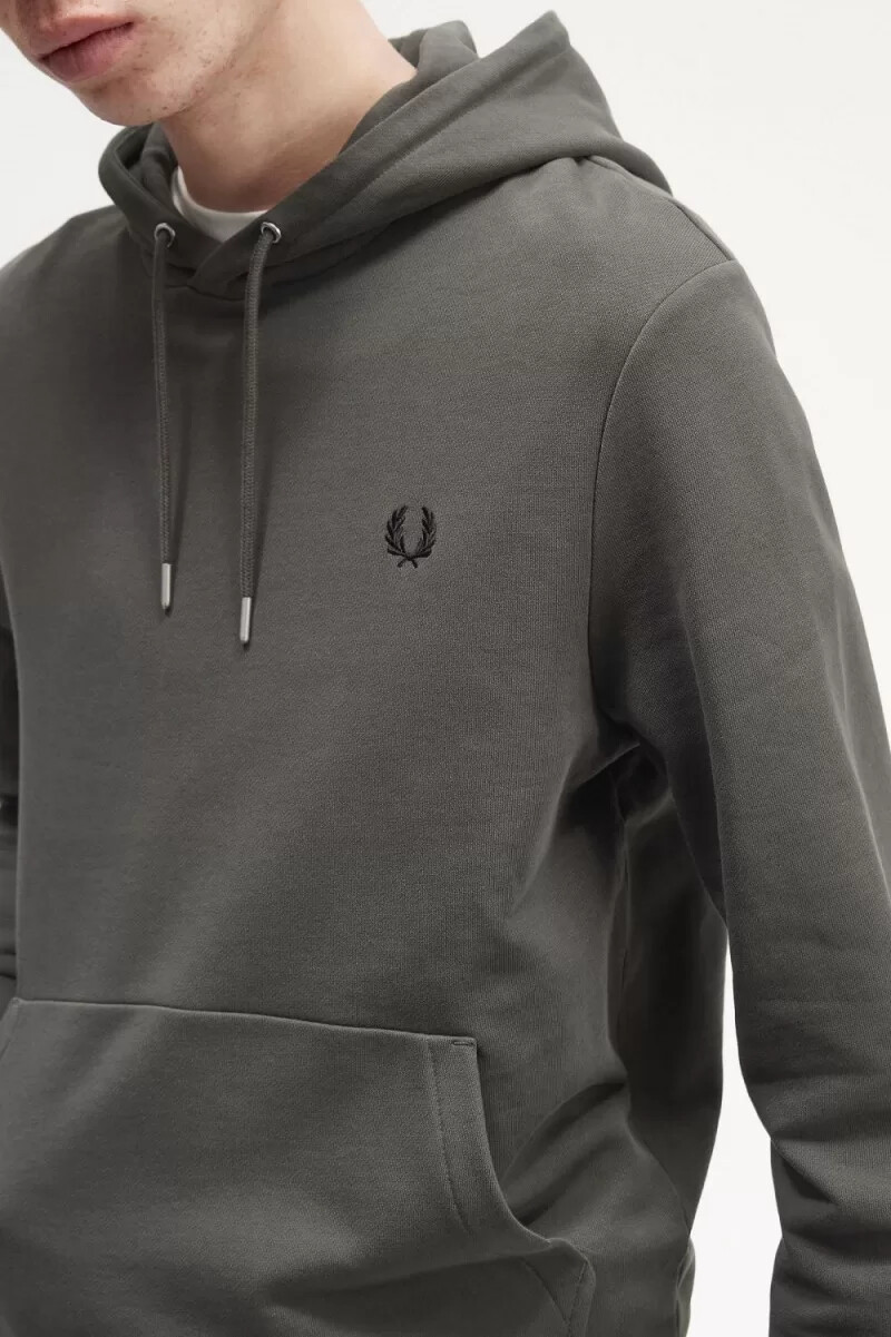 fred perry kapuzenpullover für herren farbe feldgrün