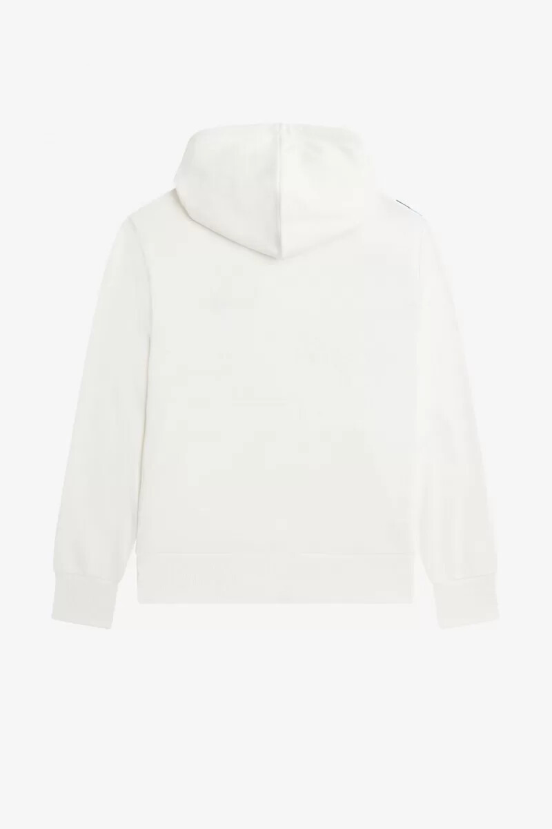fred perry herren-sweatshirt mit lorbeerkranz-print kapuze schneewittchen