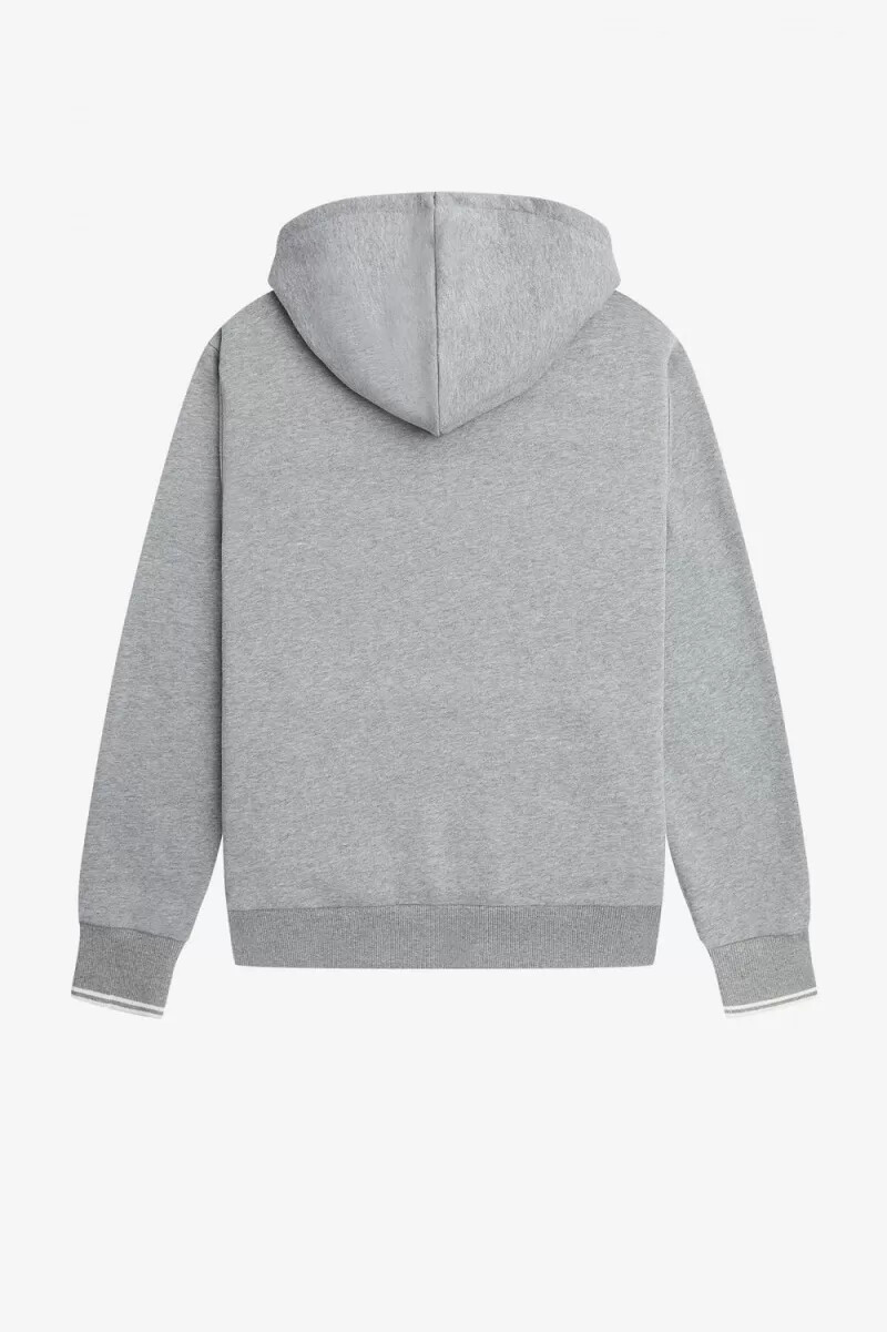 fred perry kapuzenpullover für herren grau