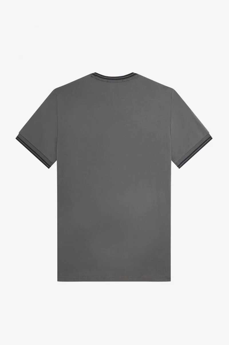 fred perry twin tipped herren-t-shirt feldgrün