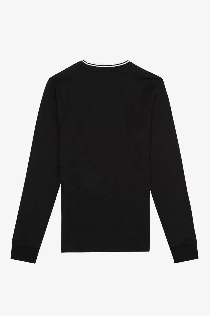 fred perry twin tipped herren-t-shirt schwarz